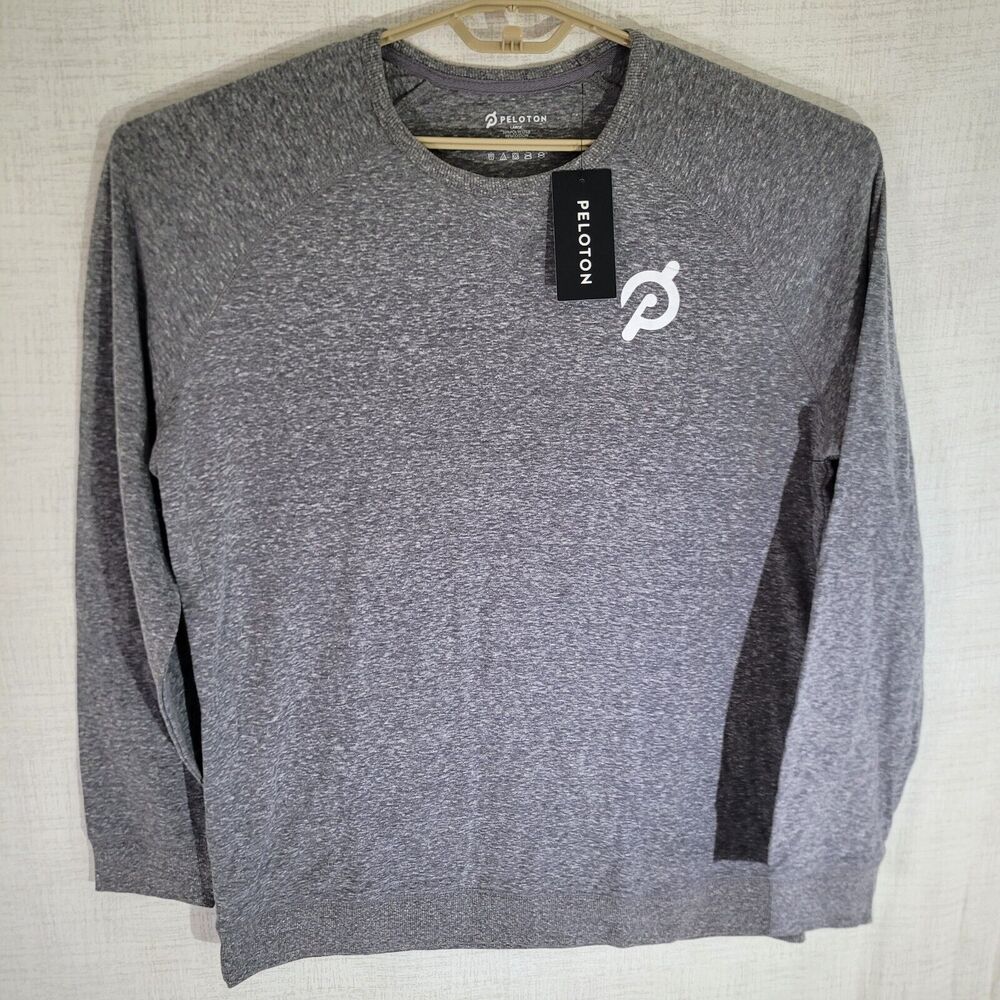 NWT Peloton Gray Long Sleeve Tee
